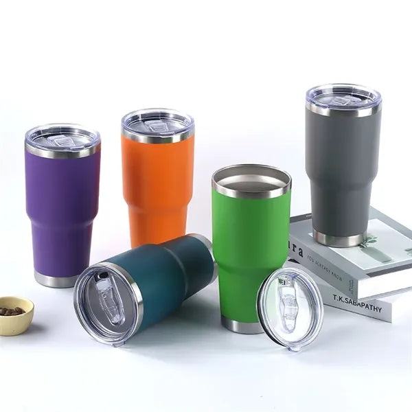 30 oz Stainless Steel Insulated Coffee Tumbler with Lid