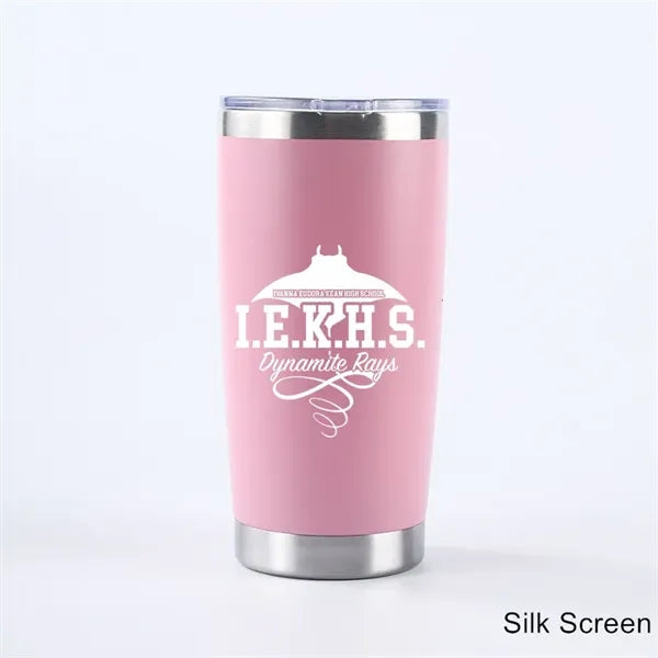 20 oz Stainless Steel Powder Coated Insulated Wine Tumbler