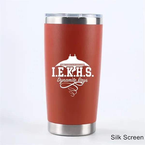 20 oz Stainless Steel Powder Coated Insulated Wine Tumbler