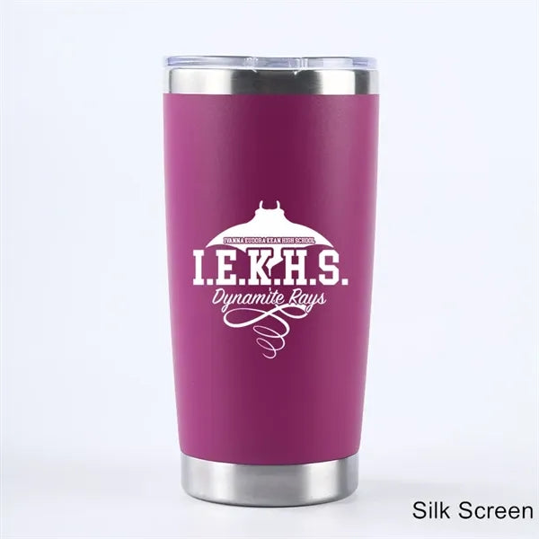 20 oz Stainless Steel Powder Coated Insulated Wine Tumbler