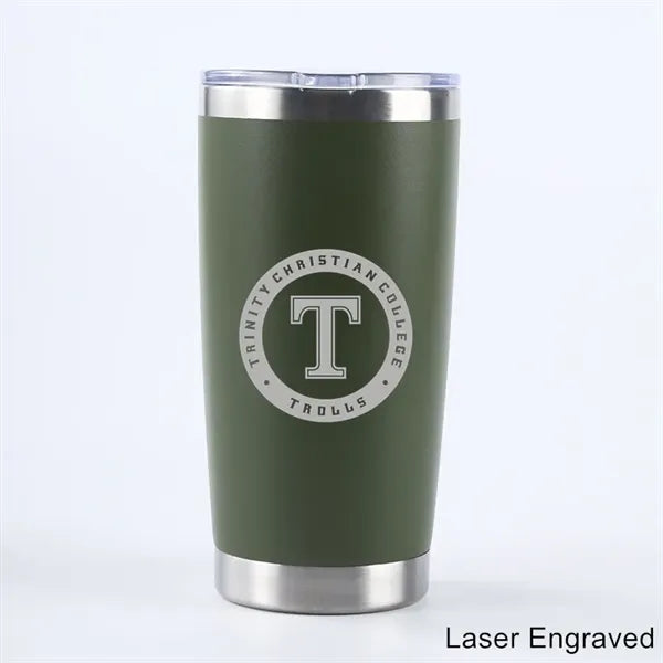 20 oz Stainless Steel Powder Coated Insulated Wine Tumbler