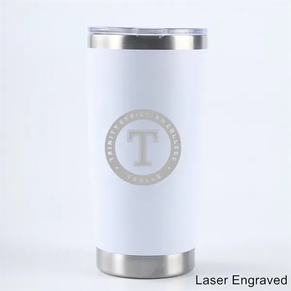 20 oz Stainless Steel Powder Coated Insulated Wine Tumbler