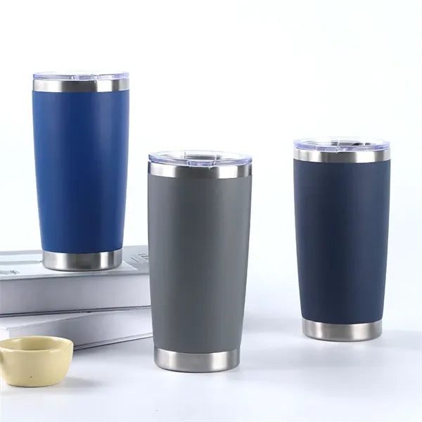 20 oz Stainless Steel Powder Coated Insulated Wine Tumbler