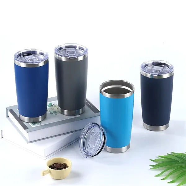 20 oz Stainless Steel Powder Coated Insulated Wine Tumbler