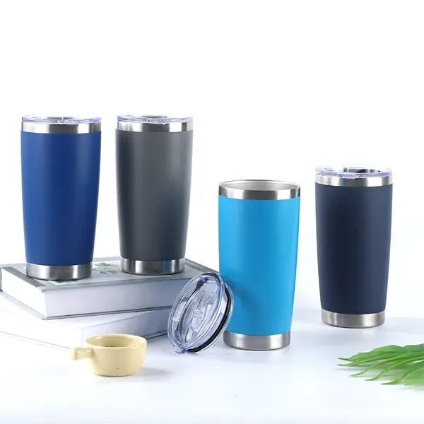 20 oz Stainless Steel Powder Coated Insulated Wine Tumbler