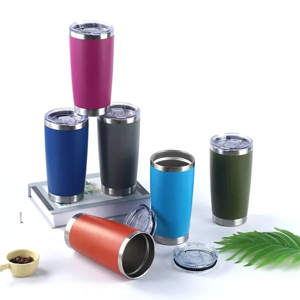20 oz Stainless Steel Powder Coated Insulated Wine Tumbler