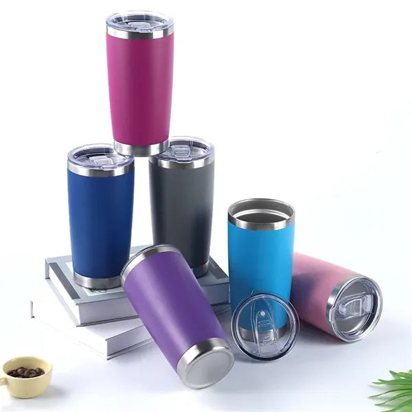 20 oz Stainless Steel Powder Coated Insulated Wine Tumbler