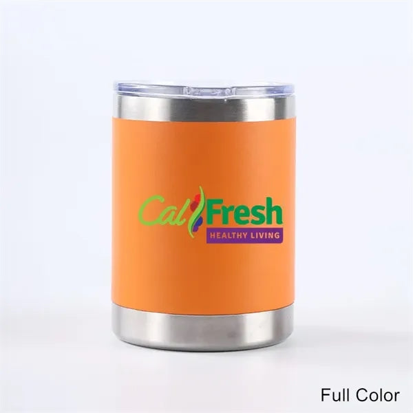 10 oz Stainless Steel Insulated Lowball Tumblers