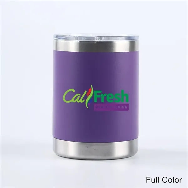 10 oz Stainless Steel Insulated Lowball Tumblers