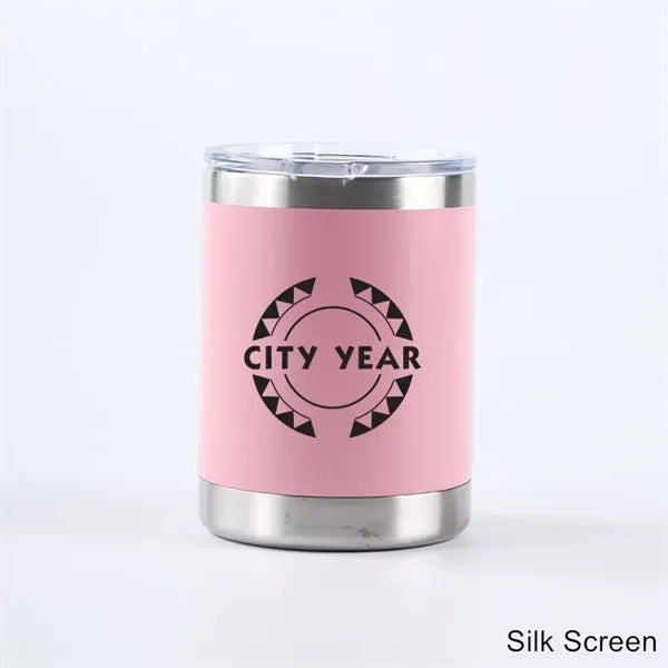 10 oz Stainless Steel Insulated Lowball Tumblers