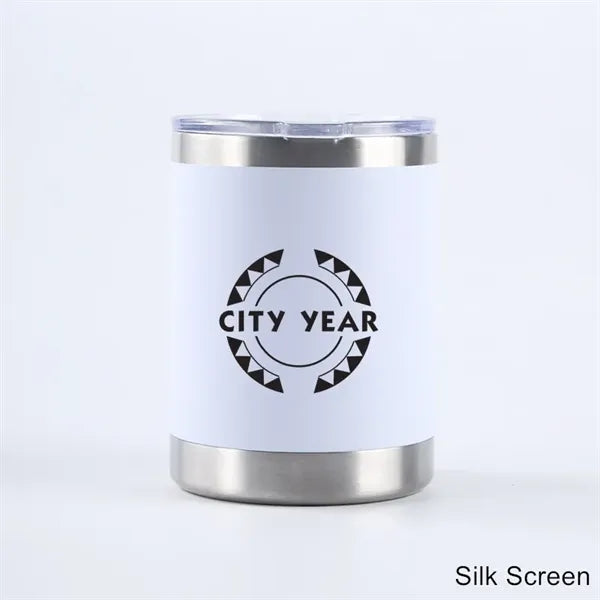 10 oz Stainless Steel Insulated Lowball Tumblers