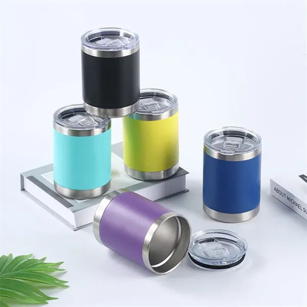 10 oz Stainless Steel Insulated Lowball Tumblers