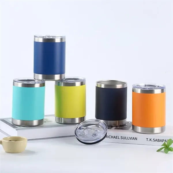 10 oz Stainless Steel Insulated Lowball Tumblers