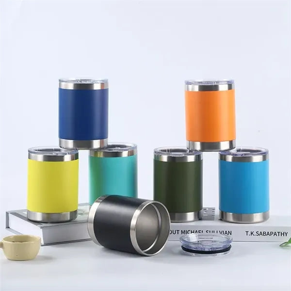 10 oz Stainless Steel Insulated Lowball Tumblers