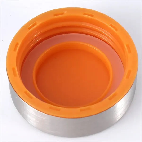 19 oz Silicone Collapsible Kids Sports Water Bottle