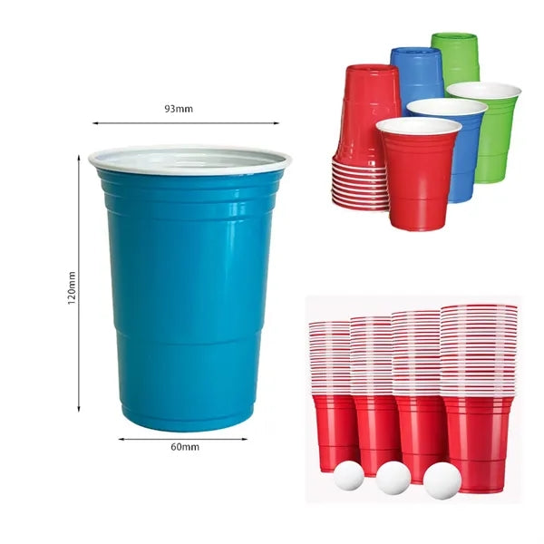 16oz. BPA FREE Full Color Stadium Cup for Party
