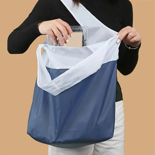 Polyester Waterproof Collapsible Shopper Tote Bag