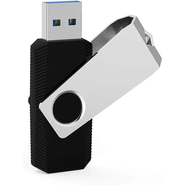 Ridged Swivel Thumb USB Flash Drive