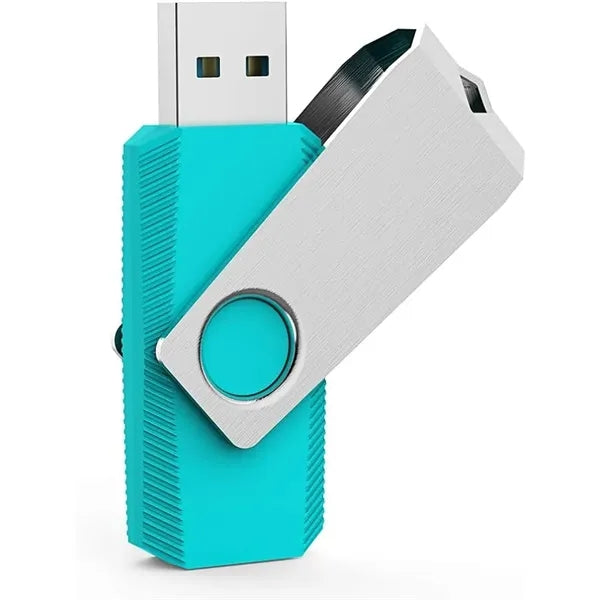 Ridged Swivel Thumb USB Flash Drive