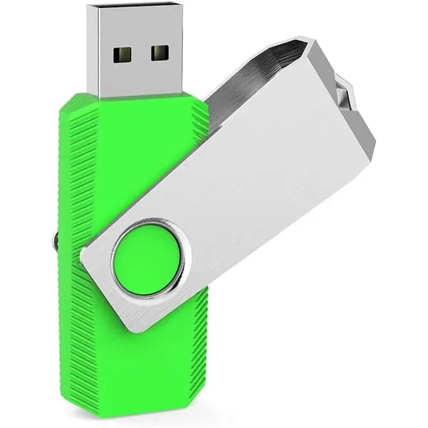 Ridged Swivel Thumb USB Flash Drive