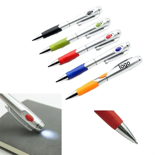 Multi Functional Ballpoint Pen With LED Flashlight