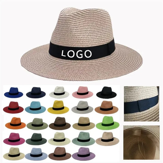 Shade Beach with Large Brim Straw Sun Hat
