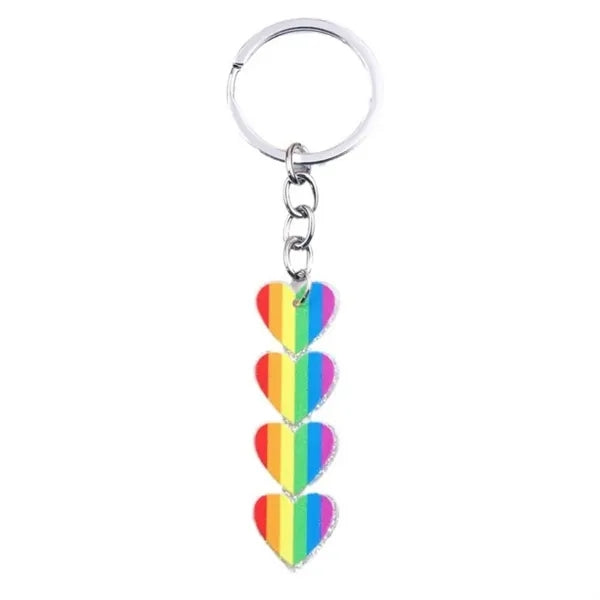 Rainbow Gay Series Love Acrylic Keychain