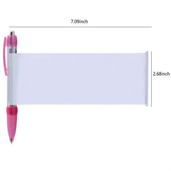 Pull-Out Ad Ballpoint Pen
