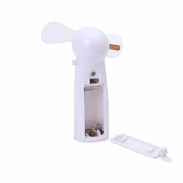 Hand Held Mini Table Led Flash Fan