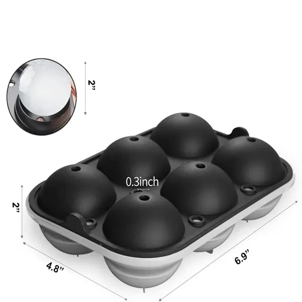 Ice Sphere Tray with Lids & Funnel