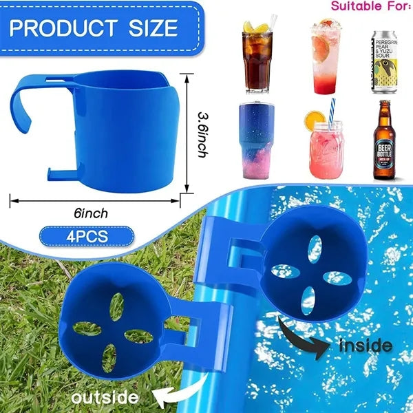 Poolside Swimming Pool Cup Holders for Drink