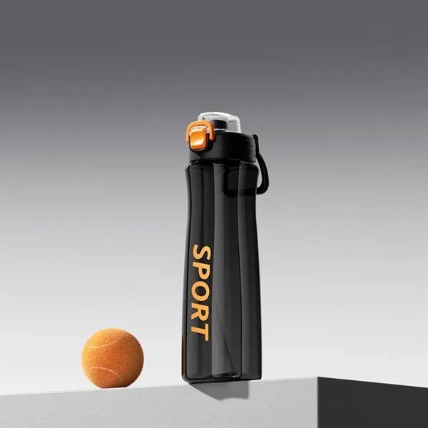Large Capacity Outdoor Sports Water Bottle with Straw