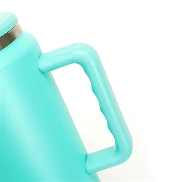 Large Capacity Handle Insulated Car Cup Portable with Straw