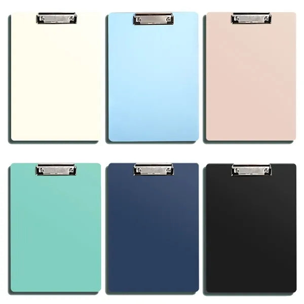 A4 Colorful Transparent Plastic Clipboard