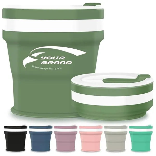 Collapsible Silicone Travel Coffee Cup