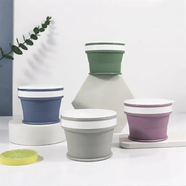 Collapsible Silicone Travel Coffee Cup