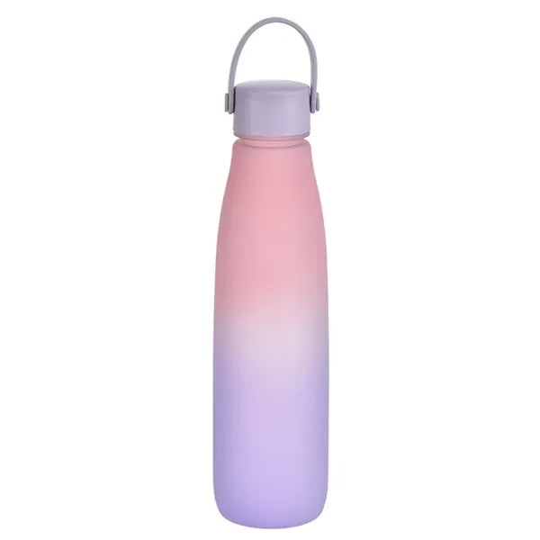Gradient Color Water Bottle Large Capacity Sports Flask