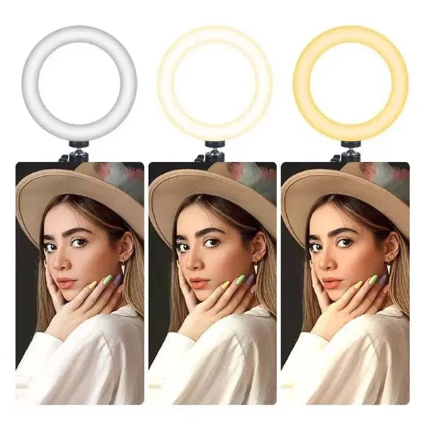 6 Inch Clip Fill Ring Light For Makeup Live Broadcast