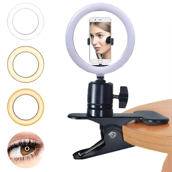 6 Inch Selfie Ring Light With Laptop Clip