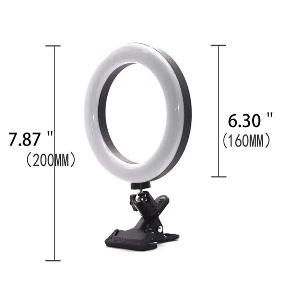 6 Inch Selfie Ring Light With Laptop Clip