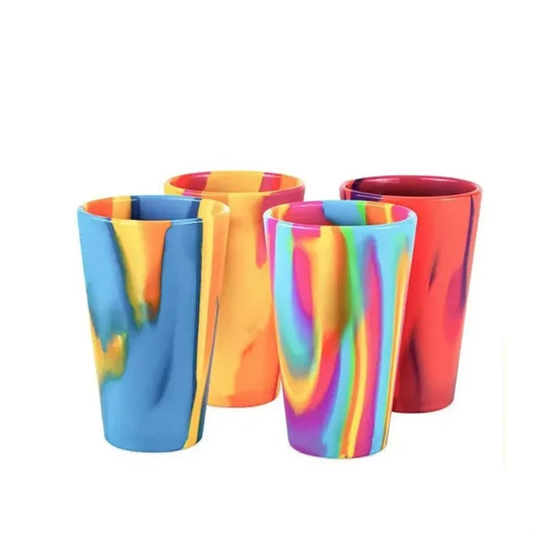 Unbreakable Tie-Dye Silicone Cups