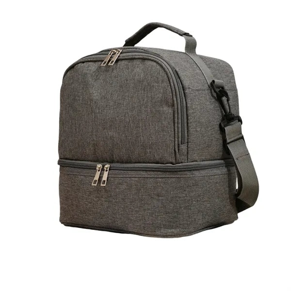 Insulated Dual Compartment Lunch Bag