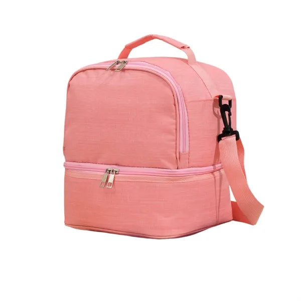 Insulated Dual Compartment Lunch Bag