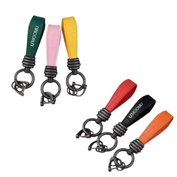 Leather Car Keychain