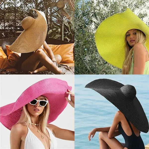 Large Wide Brim Straw Hats