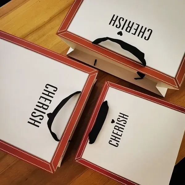 Paper Ribbon Gift Tote Bag for Shopping