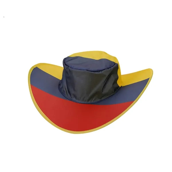 Folding Polyester Cowboy Hat with Pouch