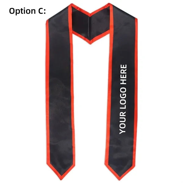 Full-Color Imprinted Graduation Stole