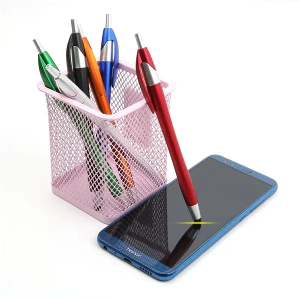 Ballpoint Pen With Soft Touch Click Metal