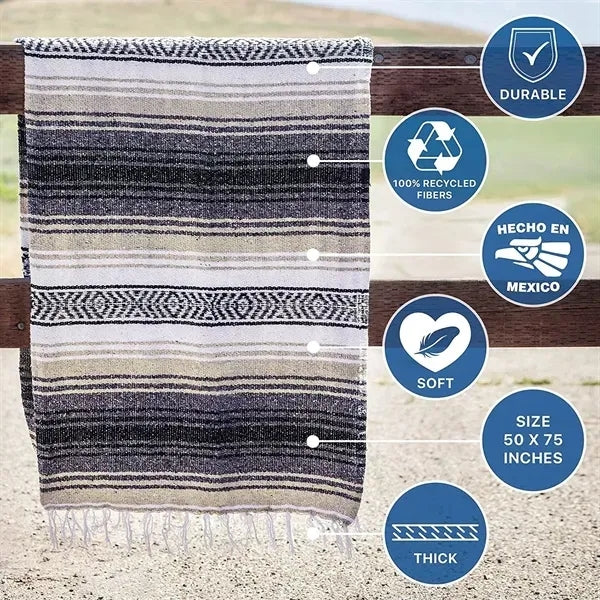 Authentic Handwoven Mexican Blanket